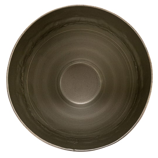 Hello Honey® Distressed Pewter Finish Round Metal Planters Set